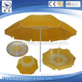 2014 New design alibaba China orange with white stripe beach umbrella,beach umbrella all net